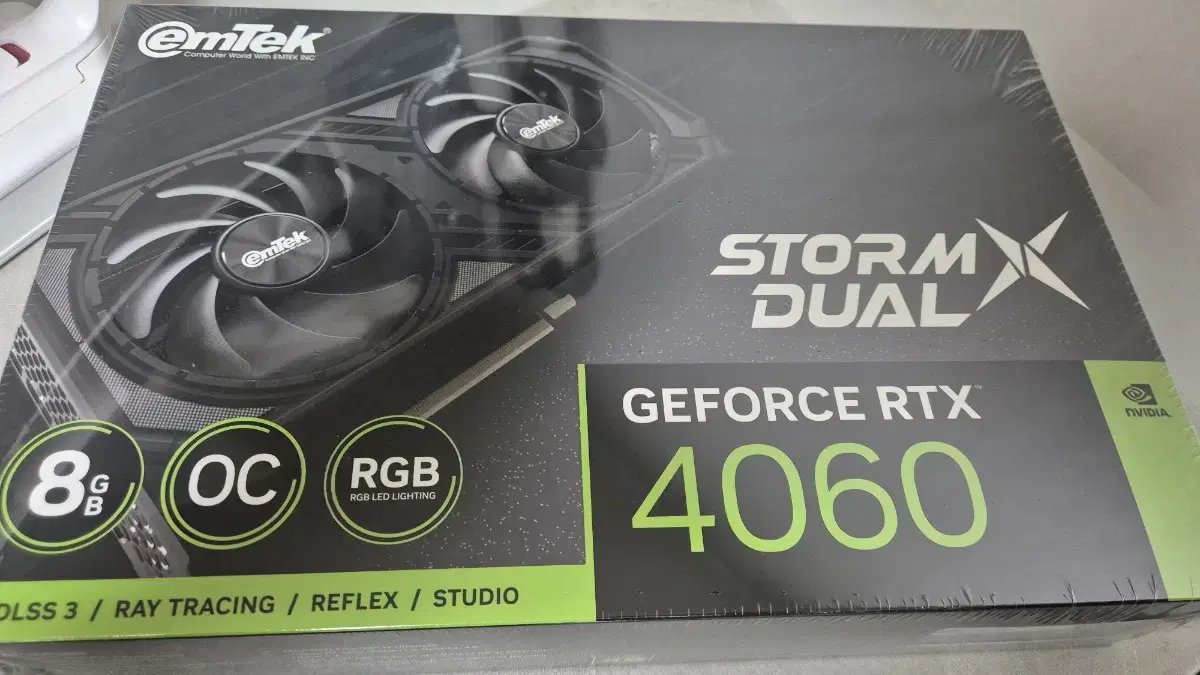 이엠텍 지포스 RTX 4060 STORM X Dual OC D6 8GB