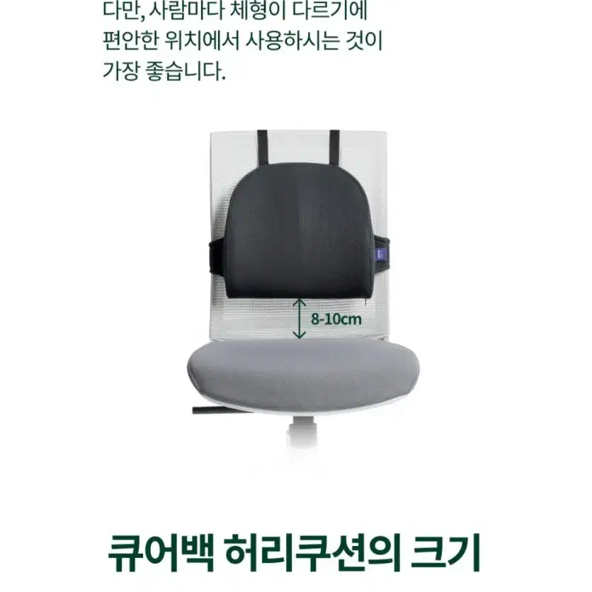 큐어백 허리쿠션