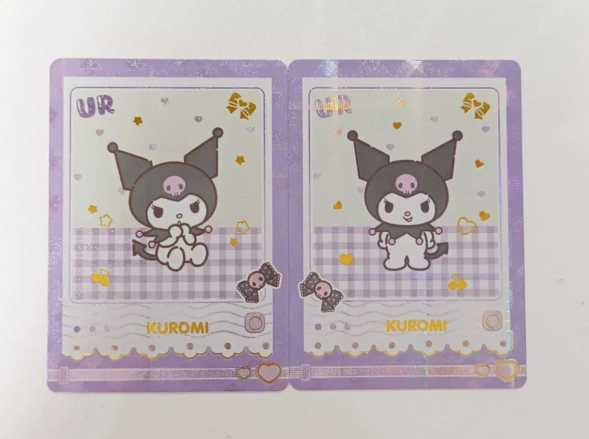 Sanrio Photocard Character Collectors' kard Kuromi UR Card sell 1st Edition