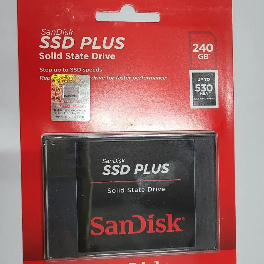 sandisk ssd 240g 미개봉 세제품