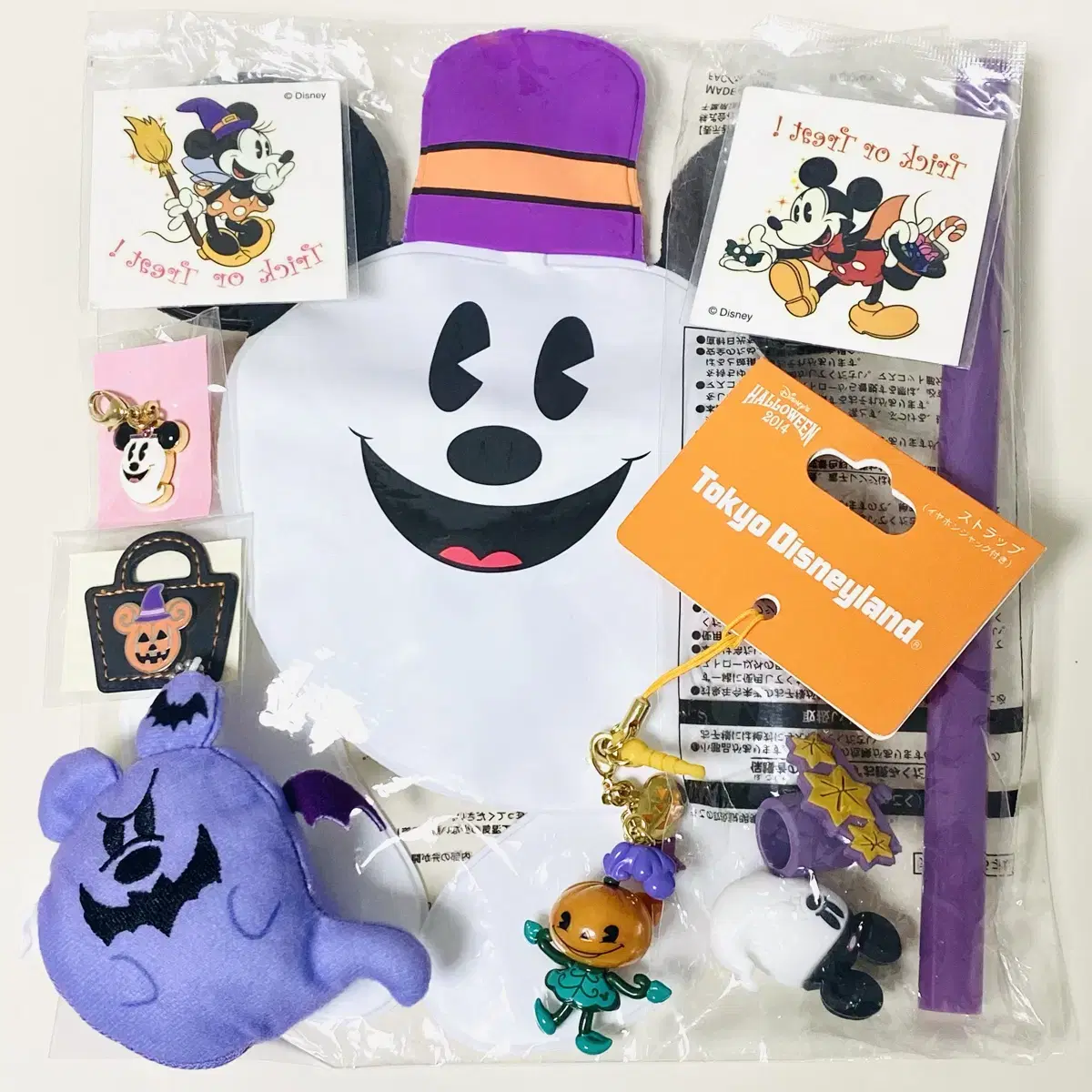 Japanese Classic Vintage Tokyo Disneyland Halloween Mickey Mouse Figures doll keyring Bracelet