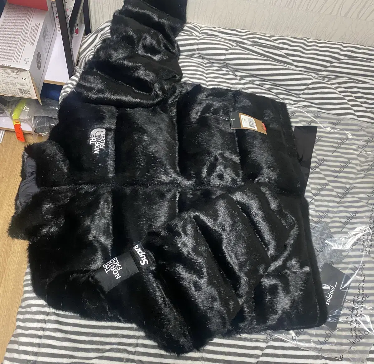 Supreme The North Face Puffy Black XL Unworn New