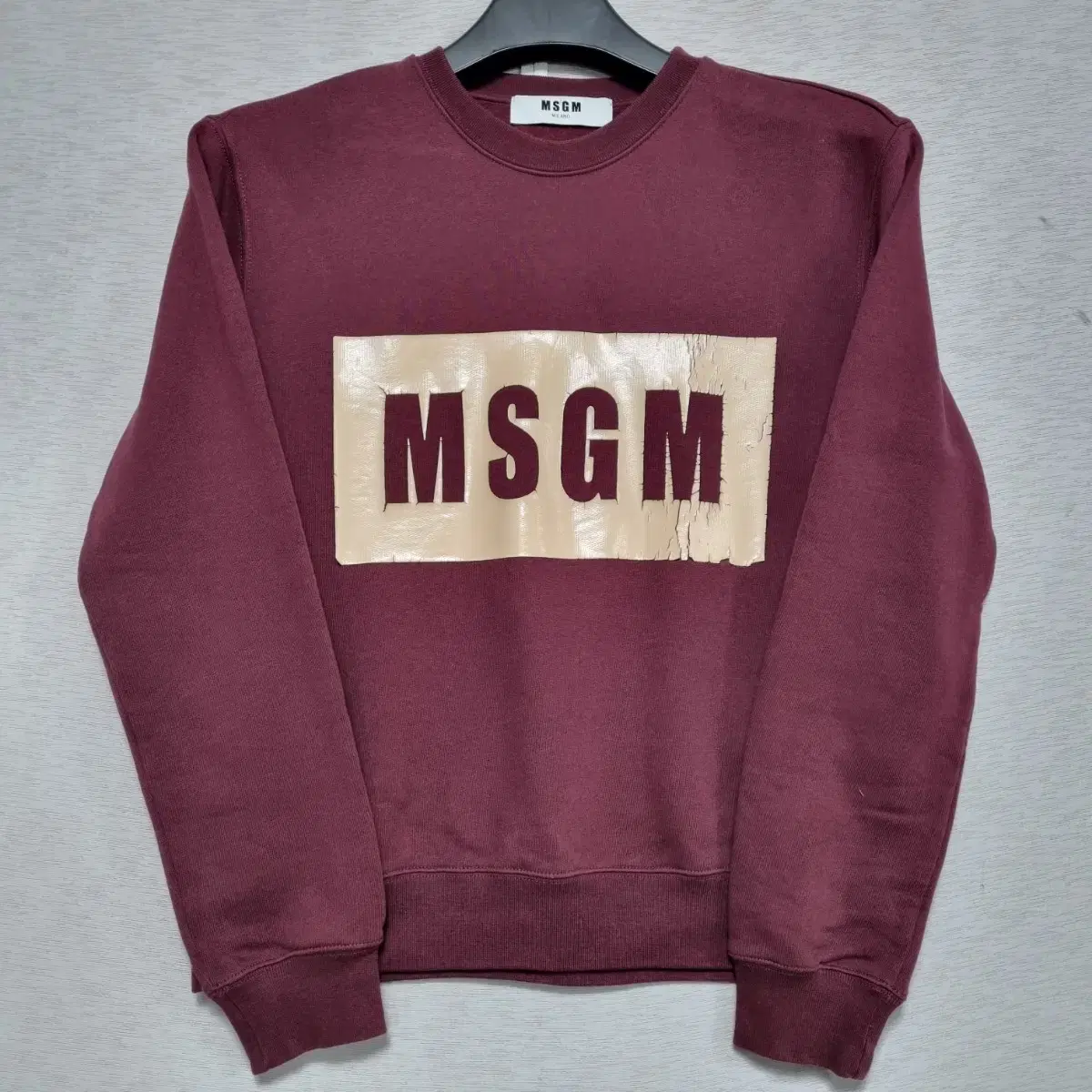 MSGM 기모 맨투맨 여90ㅡ1127