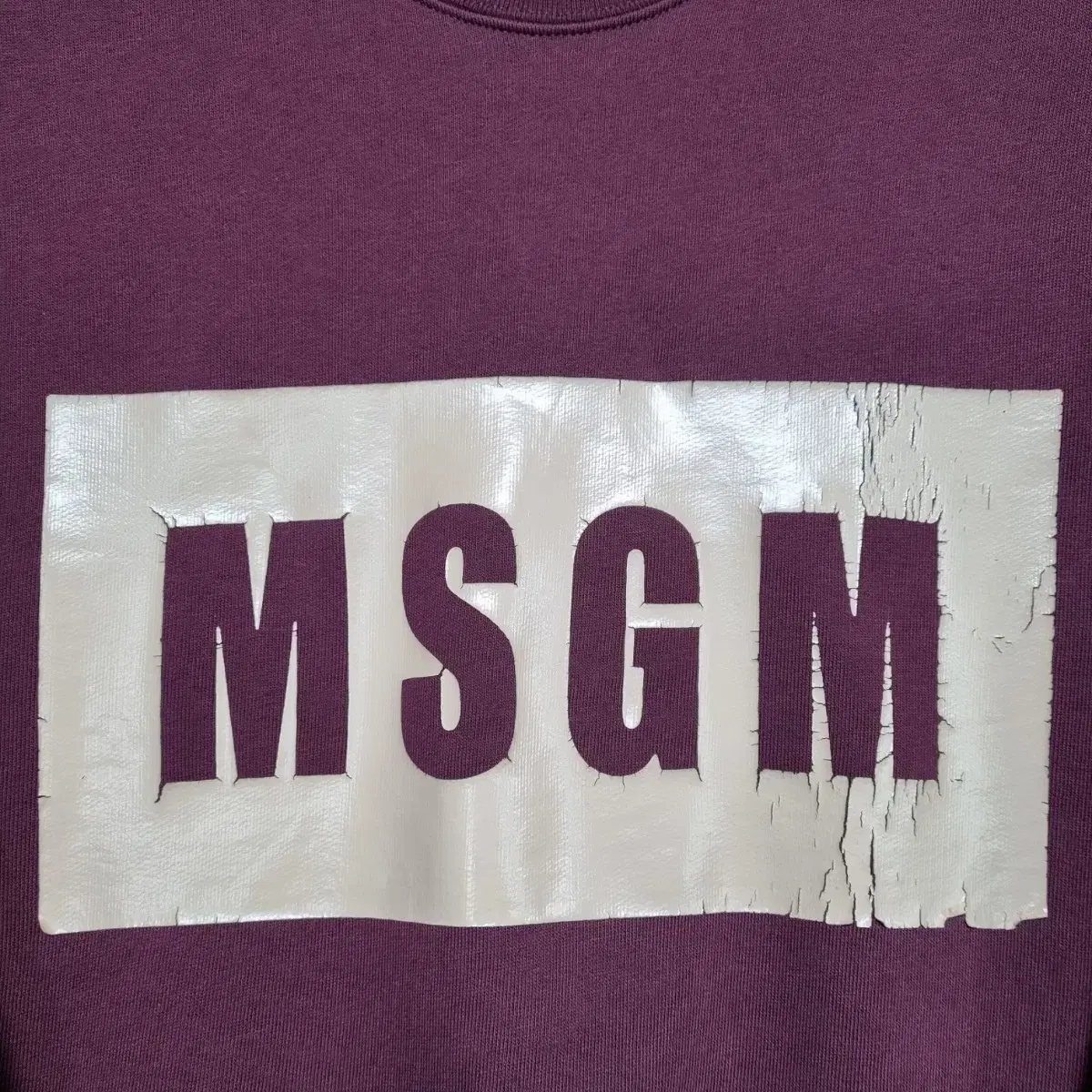 MSGM 기모 맨투맨 여90ㅡ1127