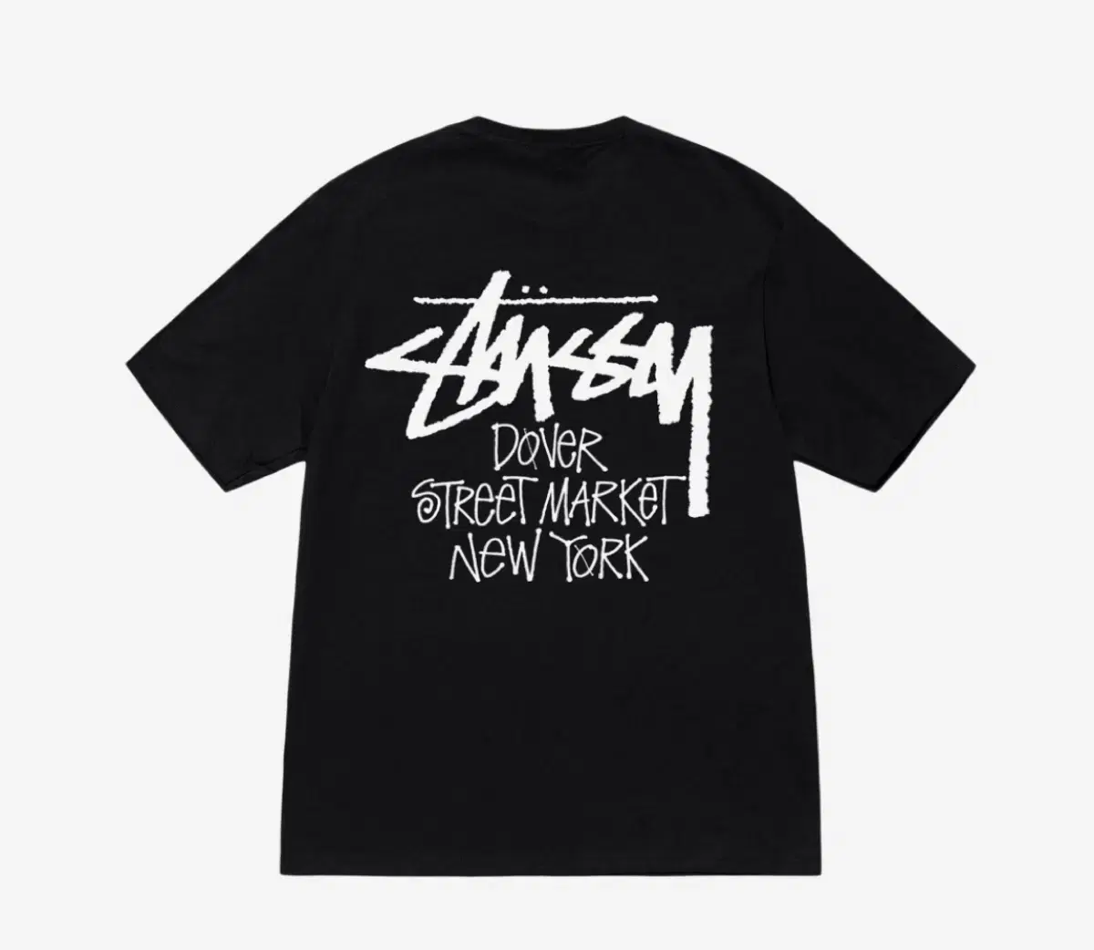 [XXL]Stussy Dover Street Market New York T-shirt Black 2024 new