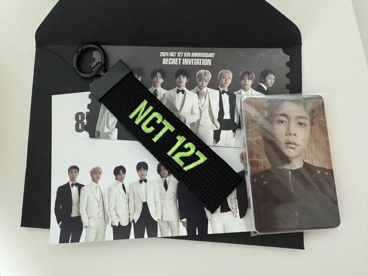 NCT 127 8th Anniversary fanmeeting photocard keyring 2nd WTS