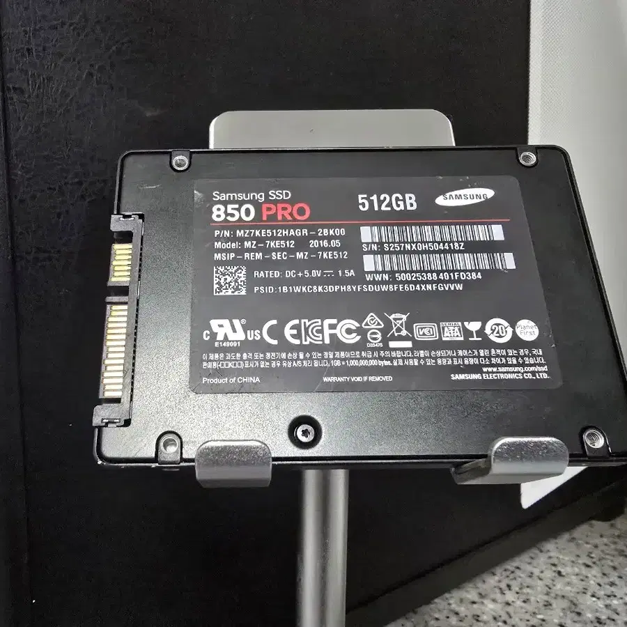 PC부품 SSD 850 PRO 512G