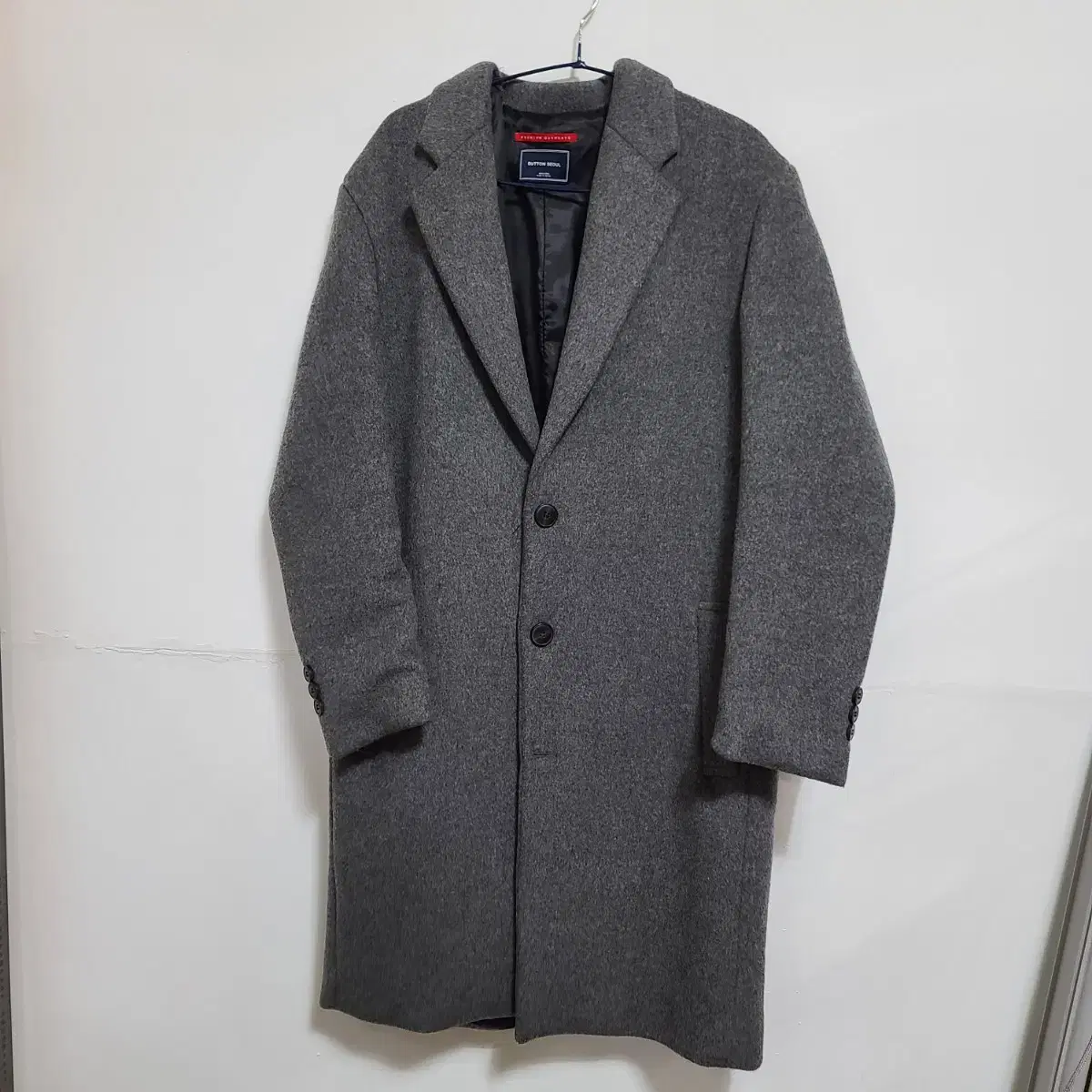 Burberry Seoul men's wool coat size 48