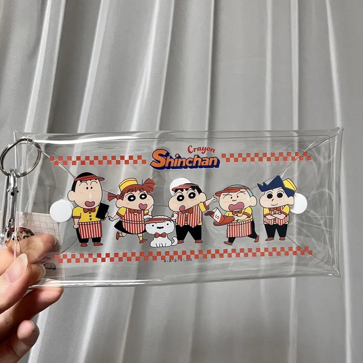 Genuine Japanese burger shop limited edition Changu Pencil Case Pow