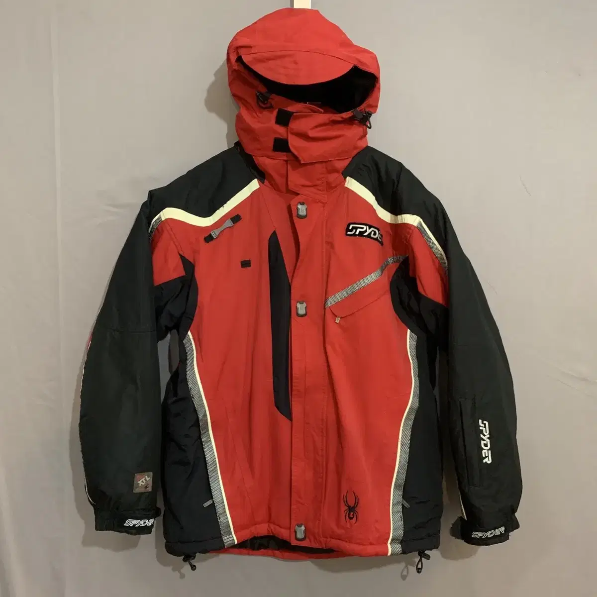 L Spider Overfit Old School Ski Jacket Windbreaker Jumper