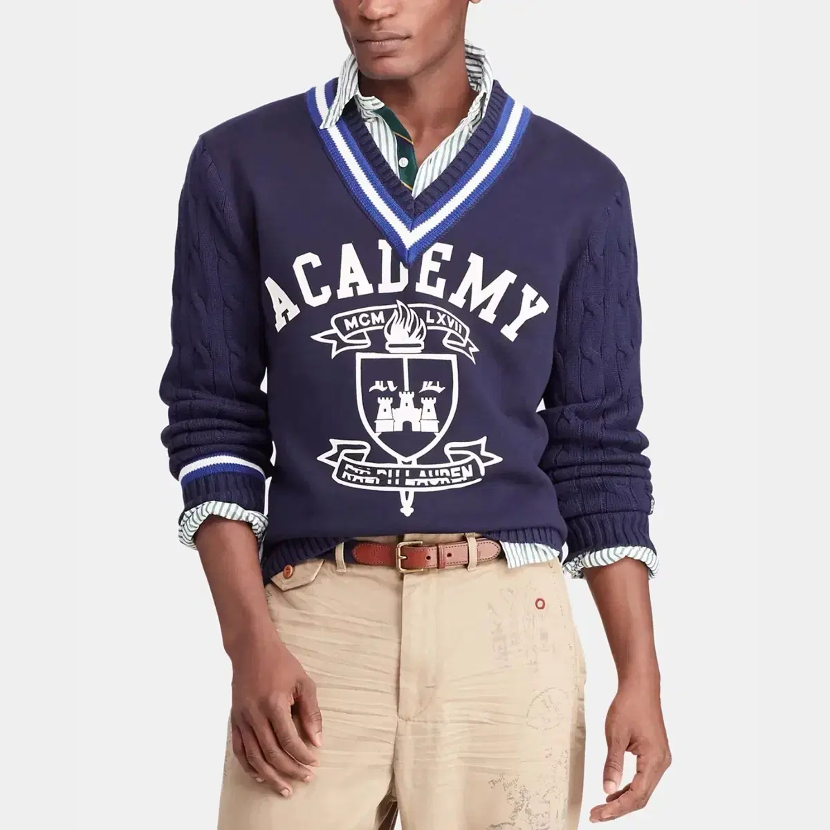 Polo Ralph Lauren Academy Printed Cricket Knit