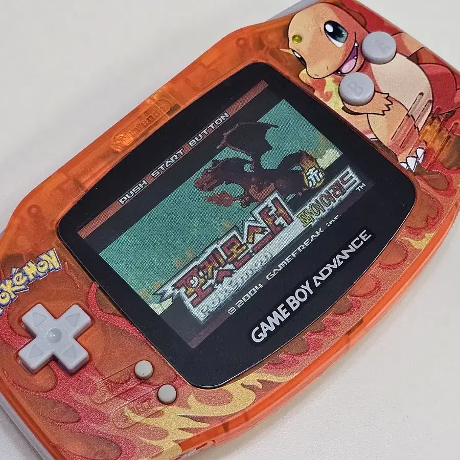 닌텐도 GBA ips v5 + 파이리 uv 하우징