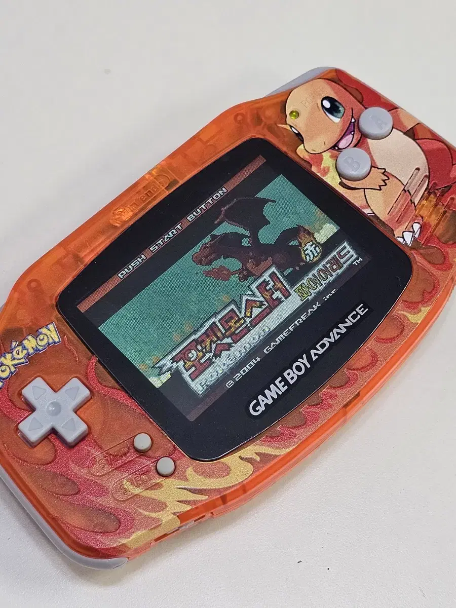 닌텐도 GBA ips v5 + 파이리 uv 하우징