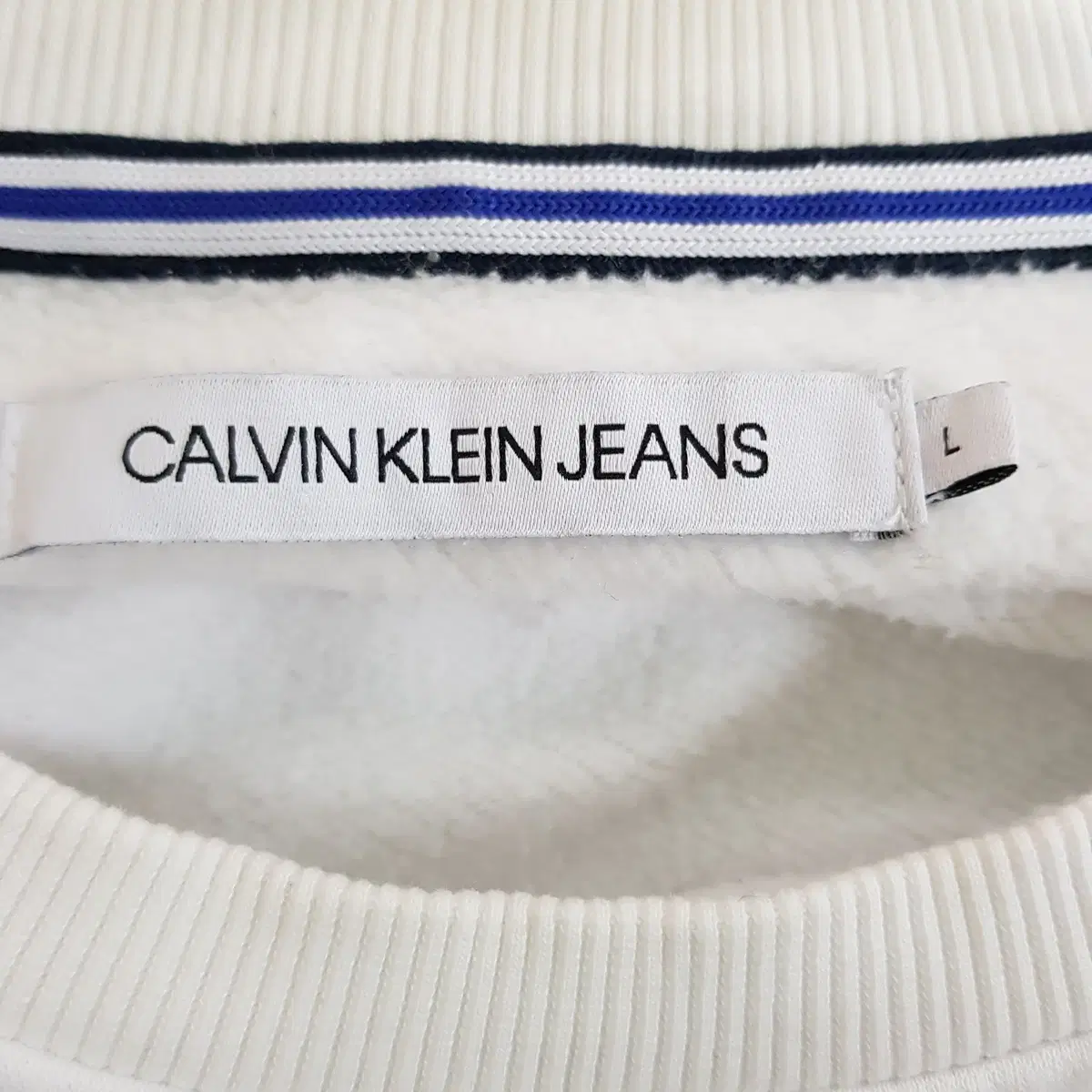 CALVIN KLEIN JEANS 기모 맨투맨 L