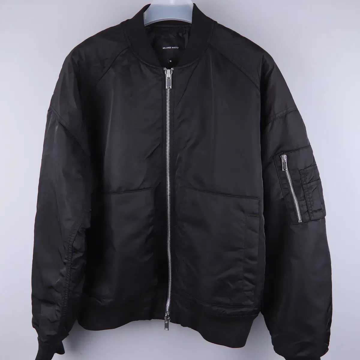 MelangeMaster Oversized MA-1 Flight Jacket [Black] (M)