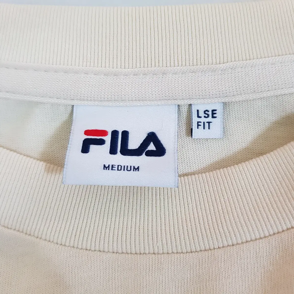 FILA 로고 긴필티셔츠 M