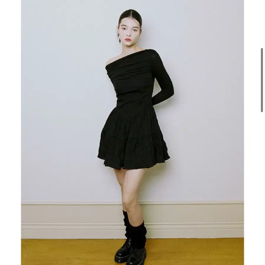 낫유어로즈 원피스 Lily dress (Black) 카리나 로제 착용