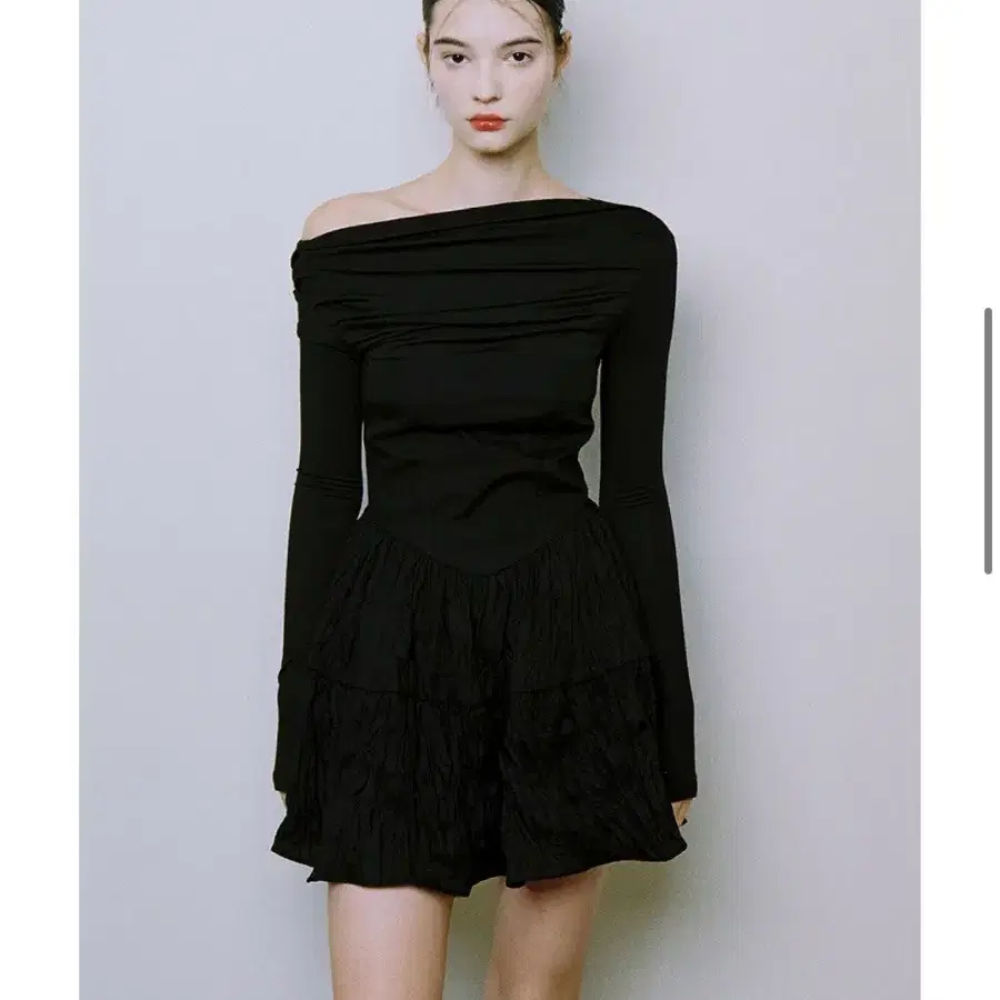 낫유어로즈 원피스 Lily dress (Black) 카리나 로제 착용