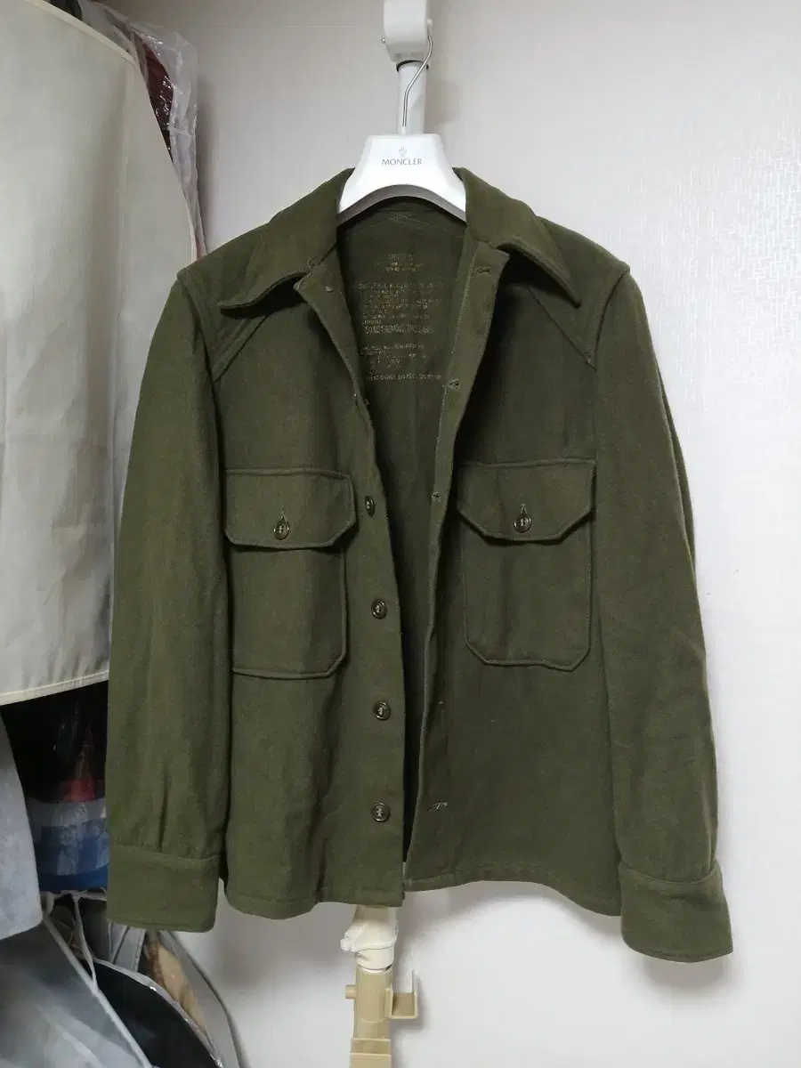 US Military US ARMY Field Wool Shirt, Clothing 60s Vintage