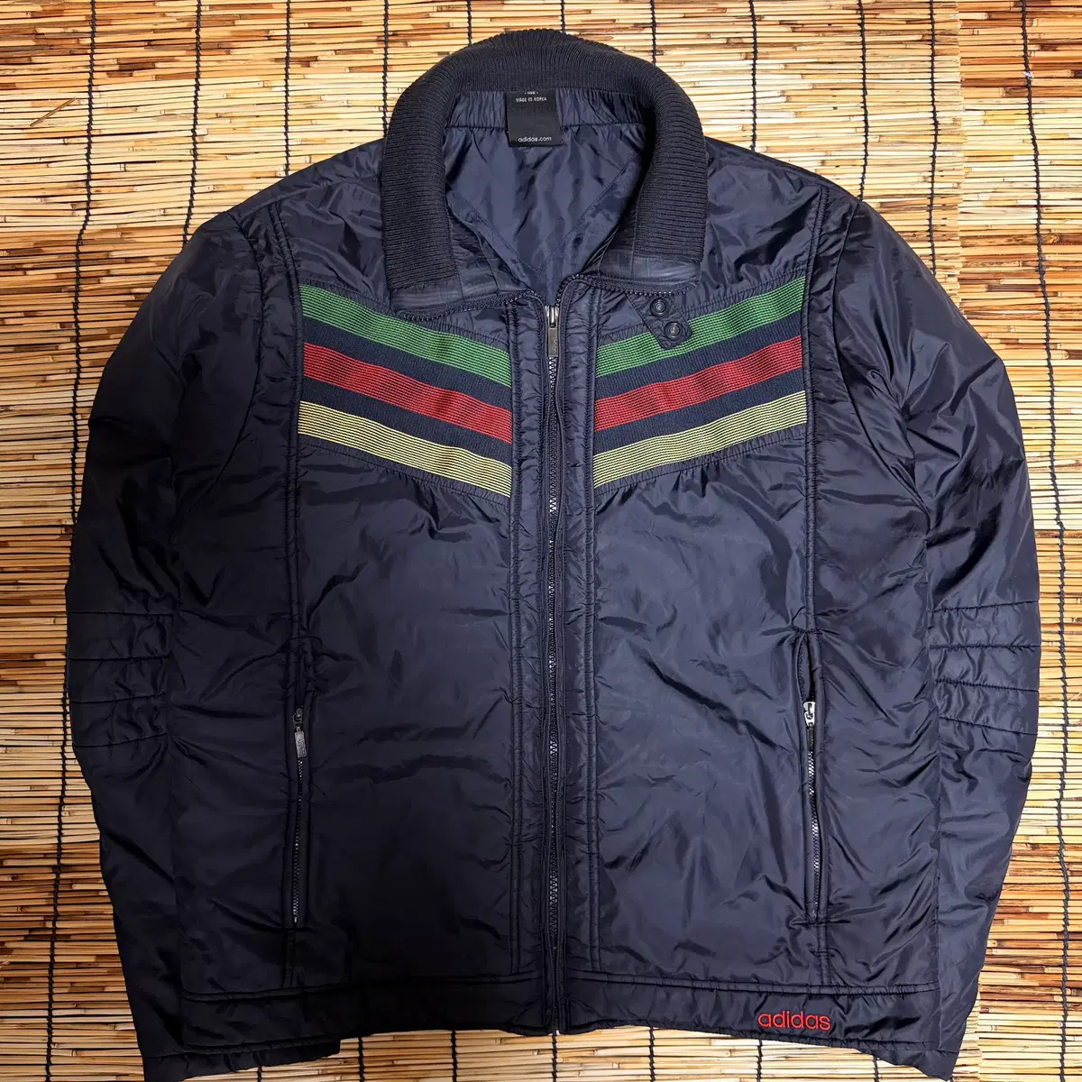 adidas Black Quilted Padded Jacket XL