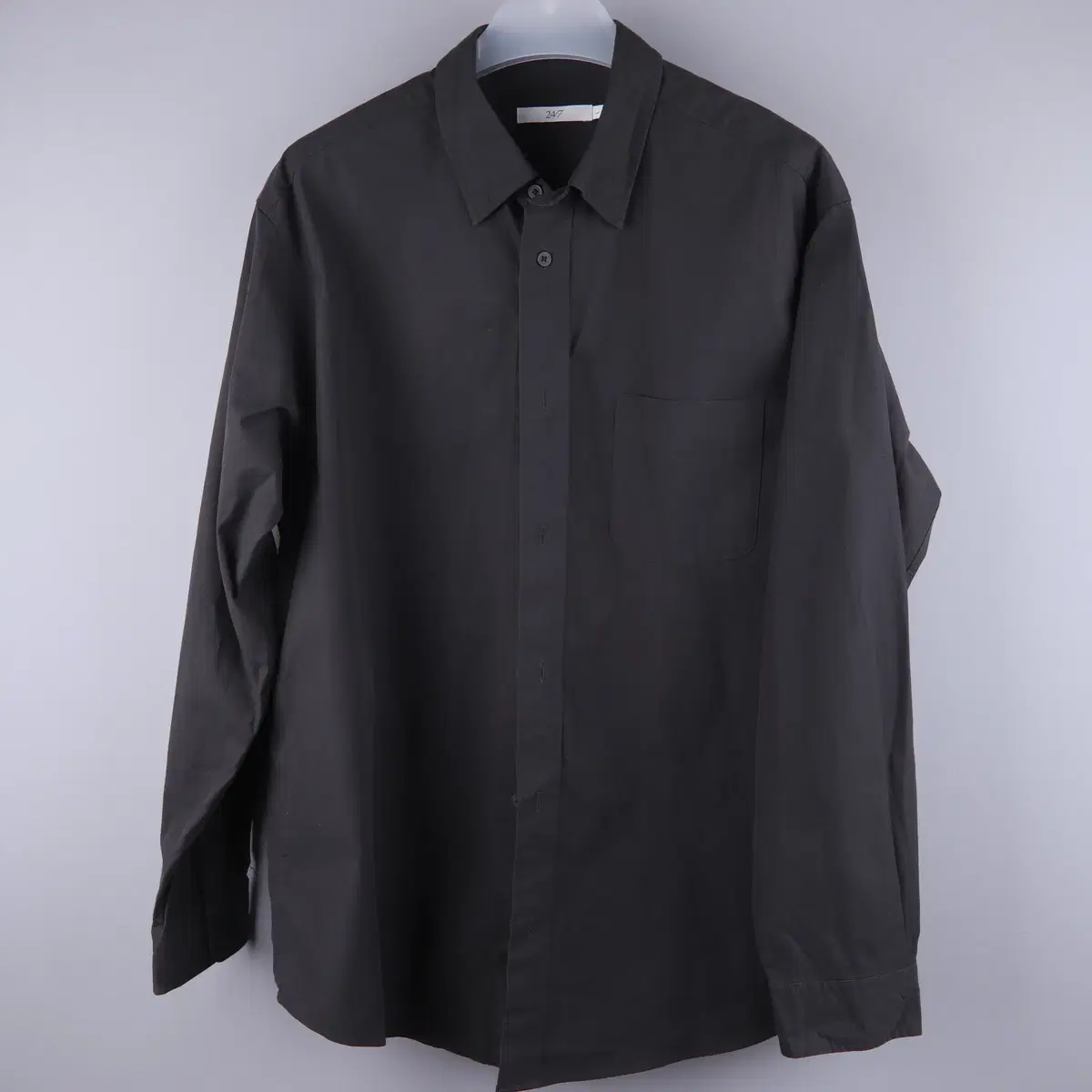 24/7 247 Series Comfort Poplin Shirt Charcoal (L)