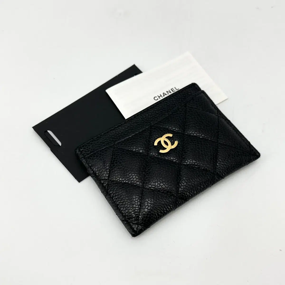 Chanel Classic Caviar Cardholder Cardholder Wallet Card Slot