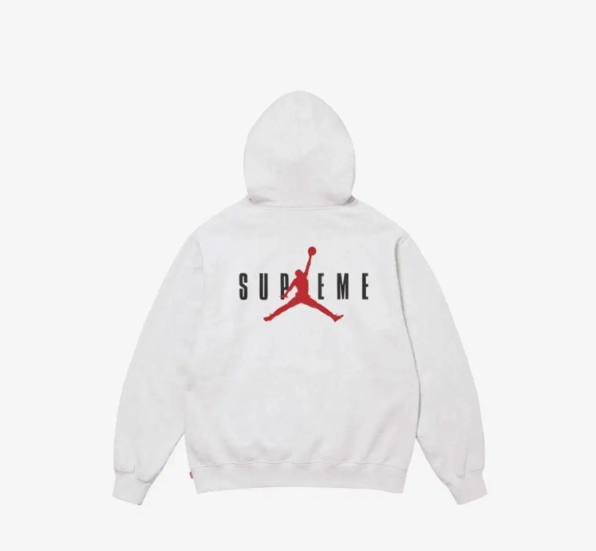 Supreme Jordan Ash Gray Hoodie XL