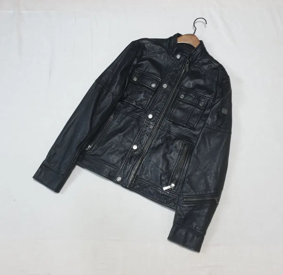 Calvin Klein Black Sheepskin Jacket