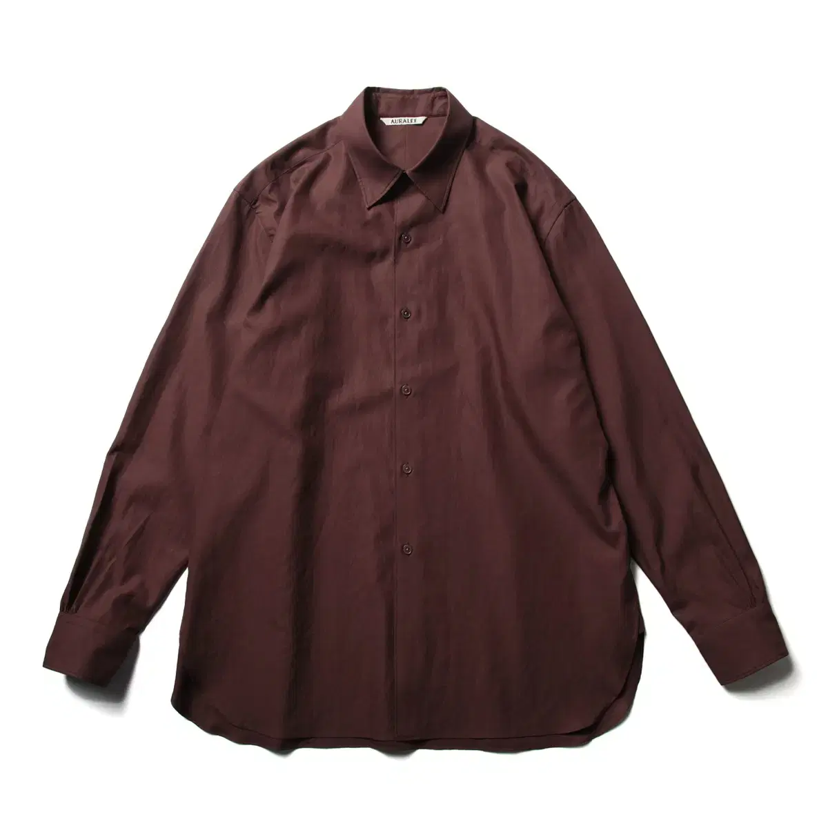 [4] Aurari 21AW Washed Fins Twill Big Shirt