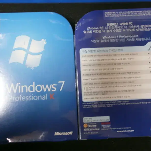 Windows 7 Pro k 32.64겸용 FPP 처음사용자용 기업용