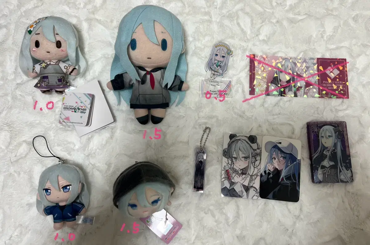 Pseka Kanade Nui Mochimas acrylic keyring unofficial goods Photocard