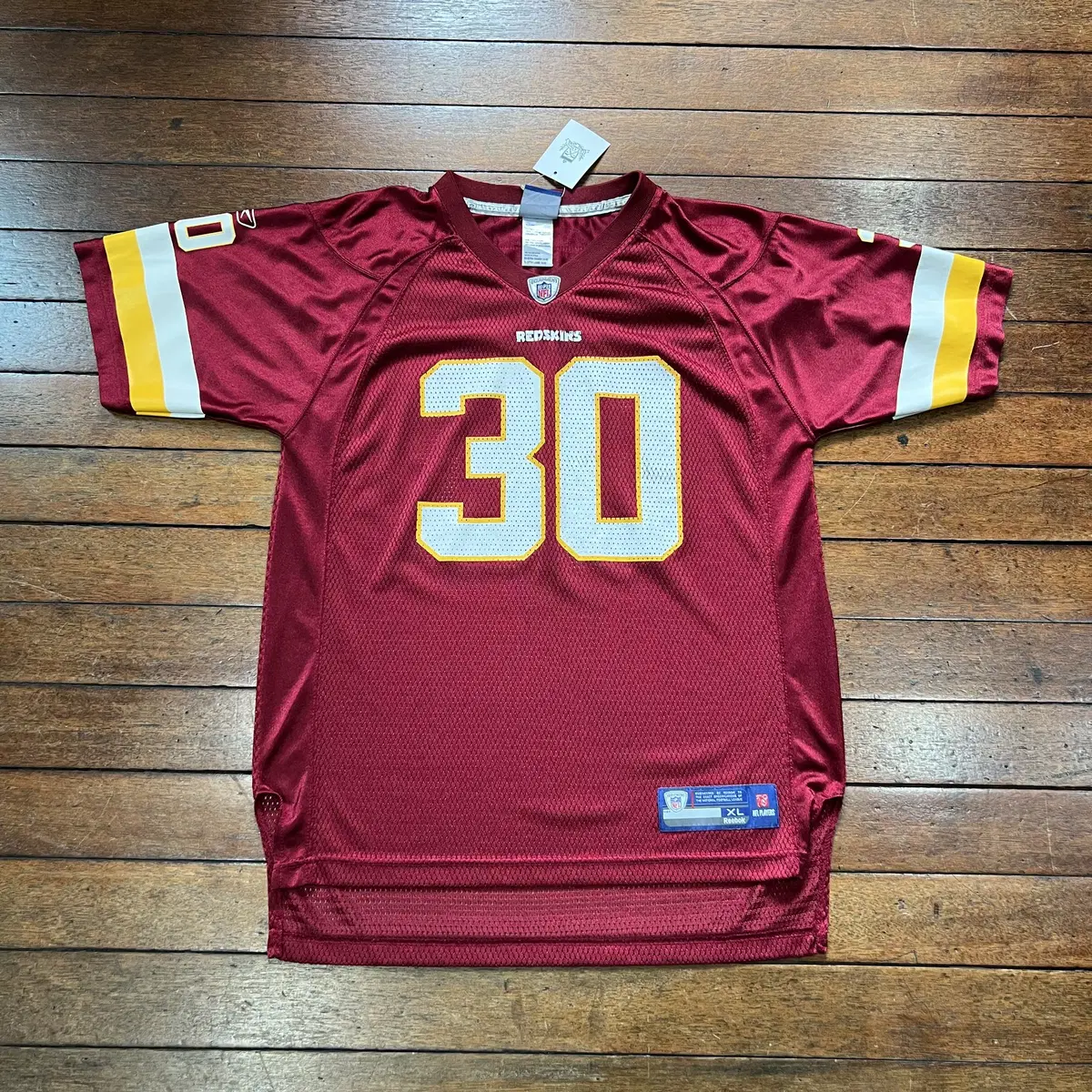 Reebok NFL Washington Redskins Rugby Jersey Jerseys