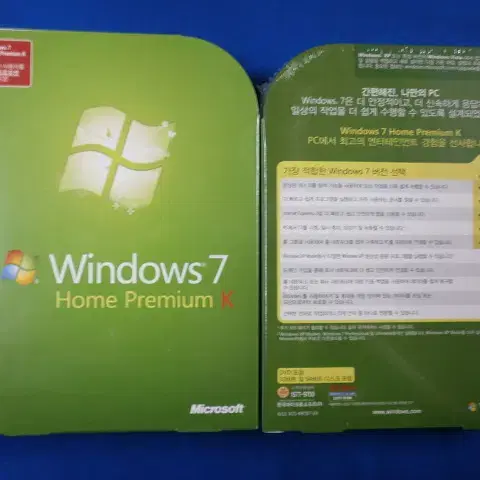 Windows 7 Home k 32.64겸용 FPP 처음사용자용 기업용