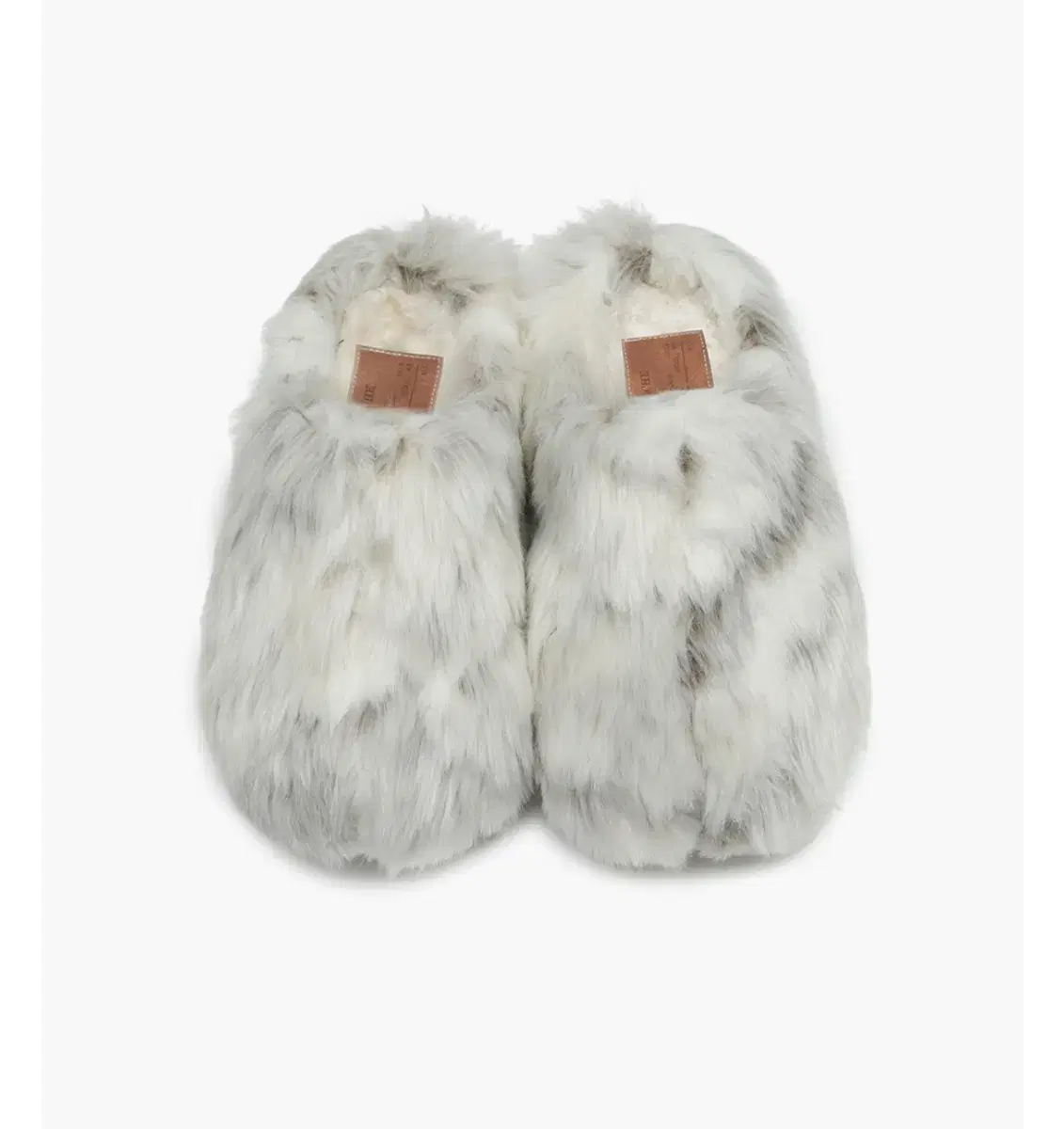 [230]나체 퍼 클로그 faux fur clog cream