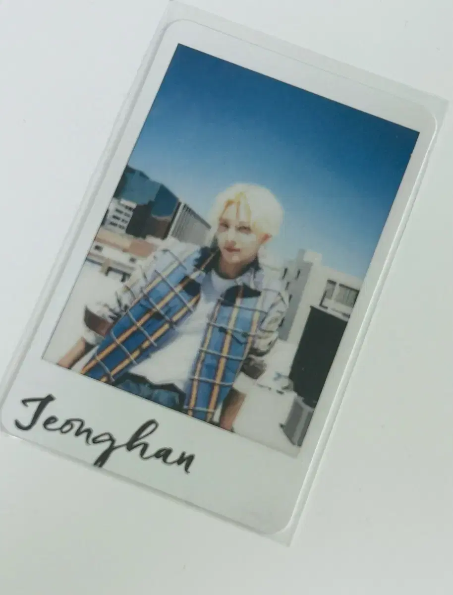 Seventeen jeonghan Al1 I don't want to cry polaroid photocard