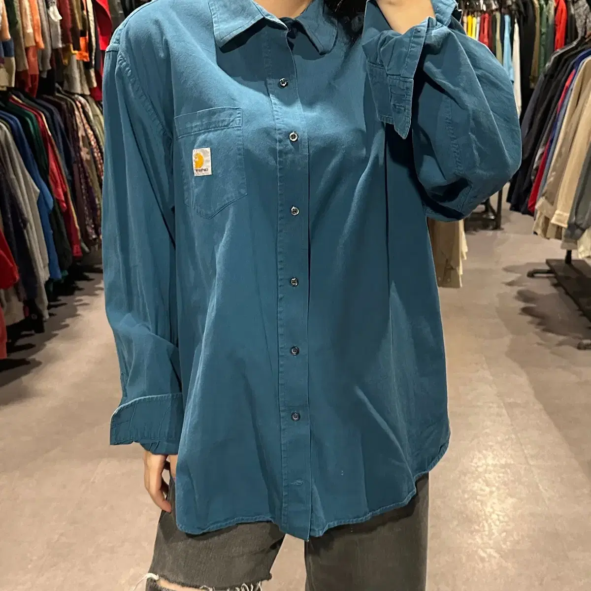 (113) Carhartt VTG 빈티지 칼하트 셔츠