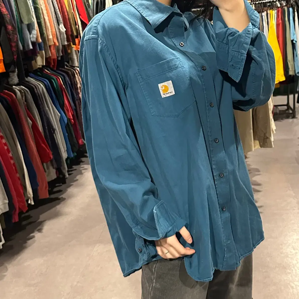 (113) Carhartt VTG 빈티지 칼하트 셔츠