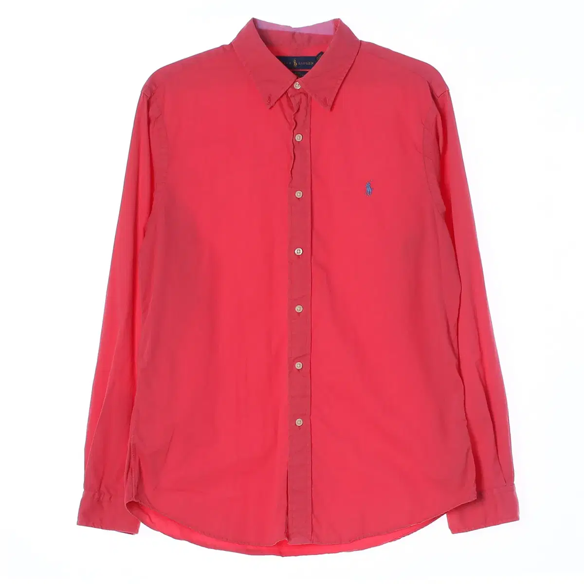 [L]Polo Ralph Lauren Jin pink slim-fit shirt