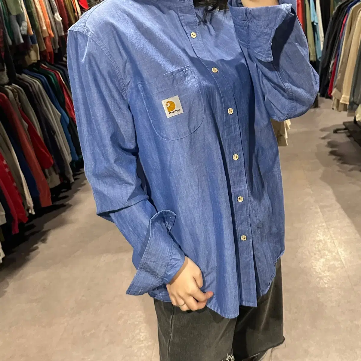 (114)Carhartt VTG 빈티지 칼하트 셔츠