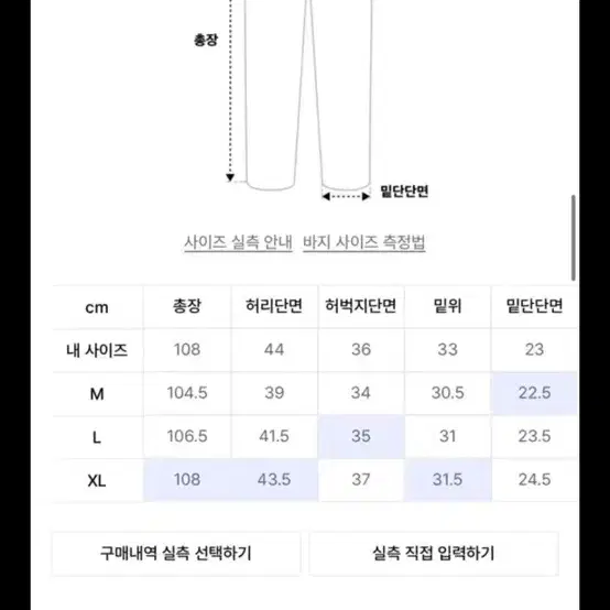 [XL] 위캔더스 데님 워크 팬츠