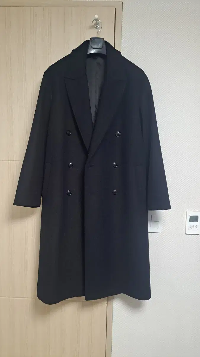 Coeur MTR Overfit Double Long Coat Black size M