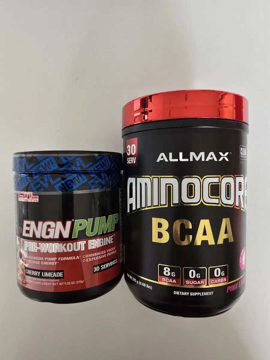 [택포]스포츠보충제2통:ALLMAX 올맥스 BCAA & 운동 전 부스터