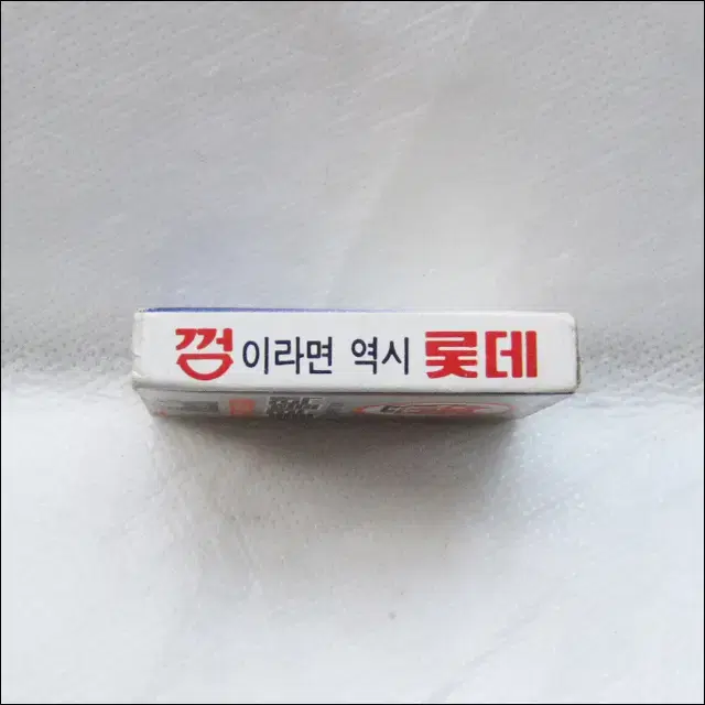 롯데 운전자를 위한 껌 블랙블랙 광고 성냥