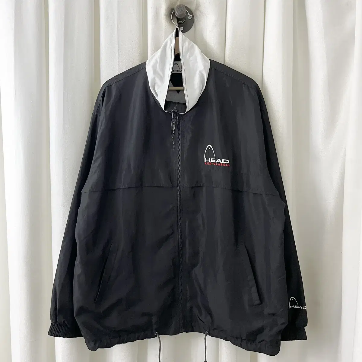 Head Black Back Big Logo Windbreaker