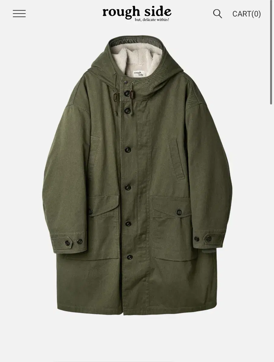 24FW Roughside Cold Weather Parka Olive