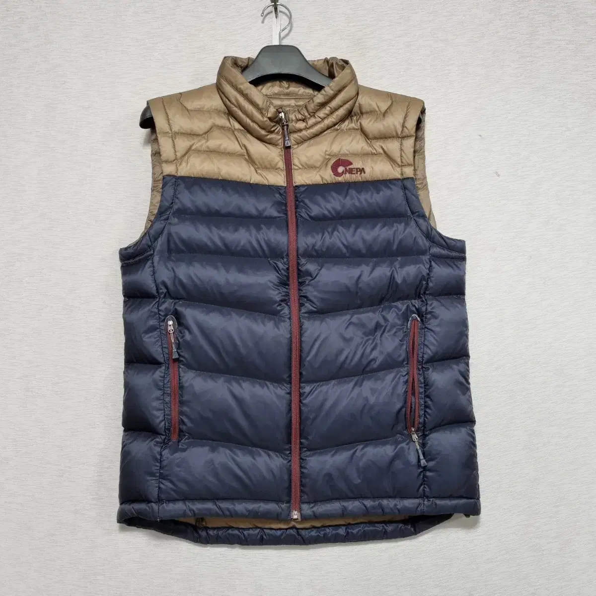 Nepa Goose Down Padded Vest Men105ㅡ1127