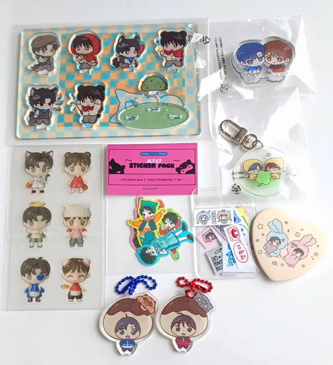 [Bulk] Garbage Time Gapta ComplianceYoungjoong Junbak Onda sticker Canbadge acrylic Sticker