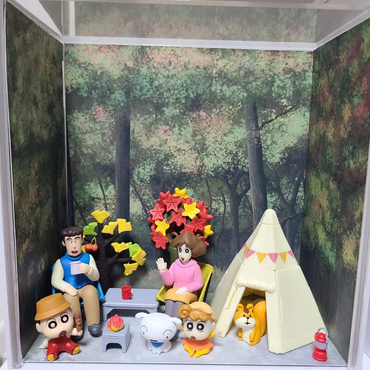 Enul Available))Changu Camping Gacha Figures Full Set + Diorama Room Box