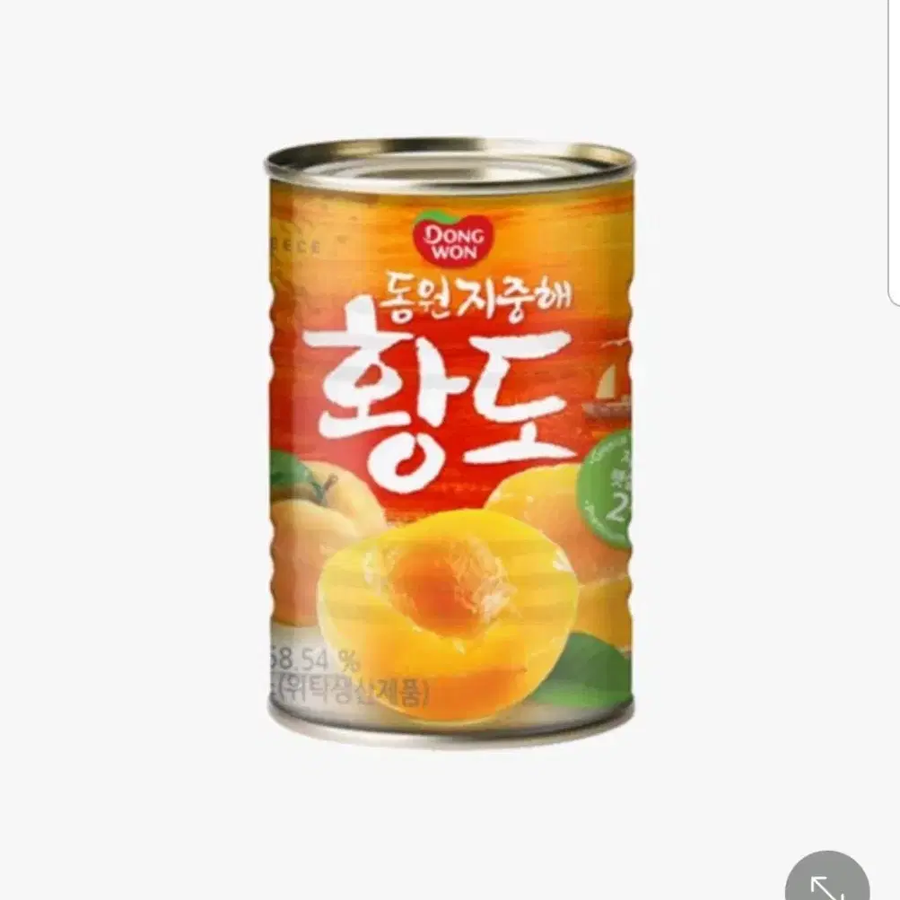 동원 지중해 황도 복숭아 통조림  410g