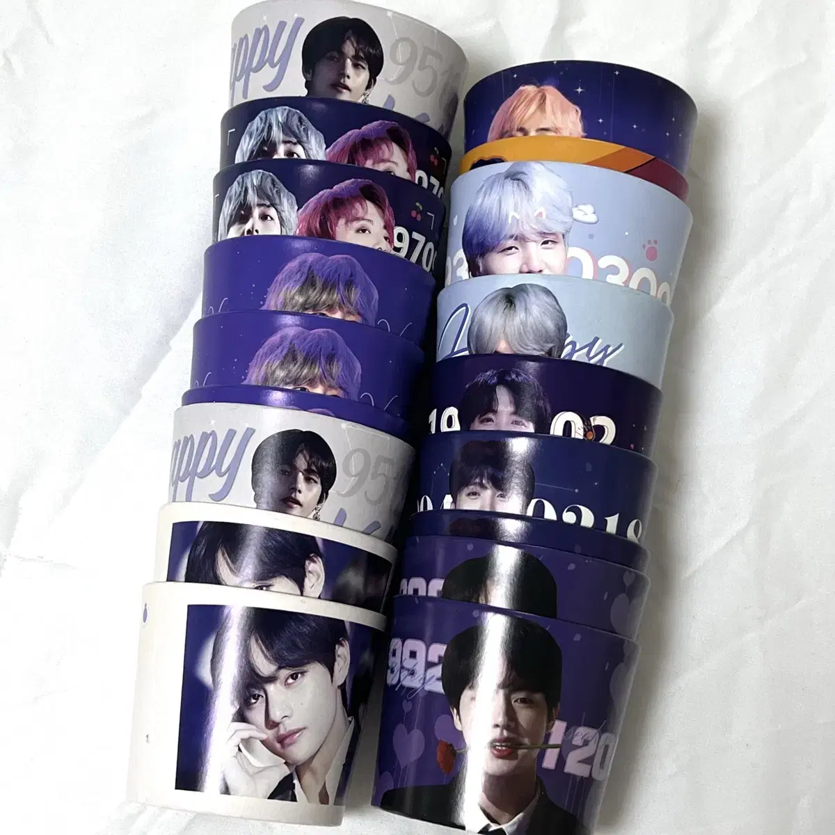 Bangtan birthday cafe cup holder wts BTS